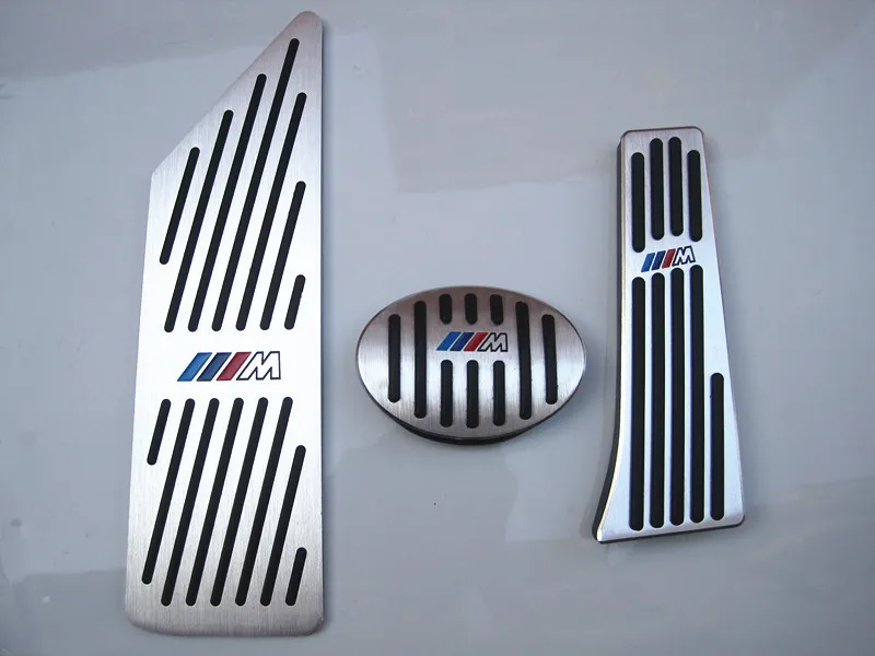 

For BMW F48 X1 F45 2 Series 2015 2016 2017 AT Accelerator Brake Foot Rest Pedal Pads, Gas Fuel Refit Stickers Car Accessories