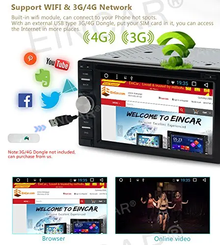 Discount 2DIN Car DVD Player Android 6.0 system Quad-core GPS Car Radio Stereo in Dash Autoradio Stereo system GPS Navigation Bluetooth F 3