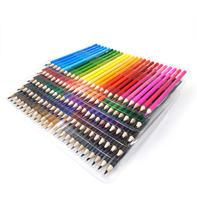 Günstig 120 teile los 120 Farben Wood Buntstift Malerei Zeichnung Schreibwaren Künstler Öl Farbe Skizze Kunst Bleistifte Geschenke School Supplies