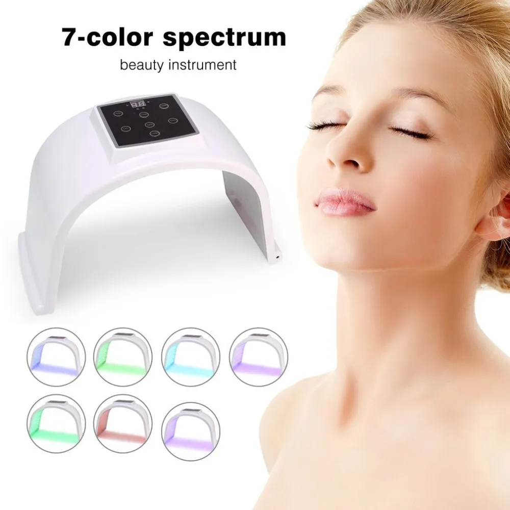

Colorful LED PDT Light Facial Skin Care Beauty Machine Electric Phototherapy Skin Rejuvenation Anti-Wrinkle Instrument