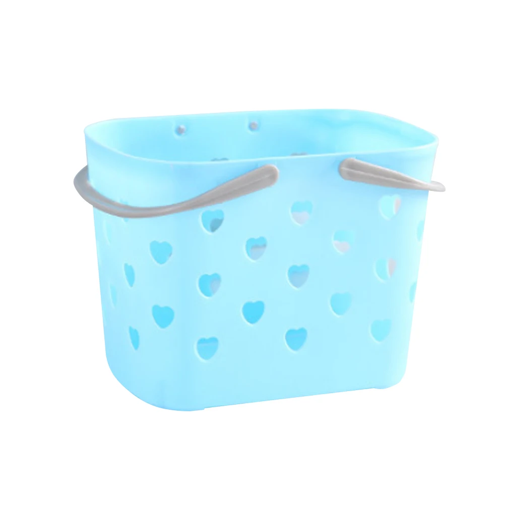

1PC Plastic Storage Basket Handle Storage Container Organizer for Bathroom Kitchen