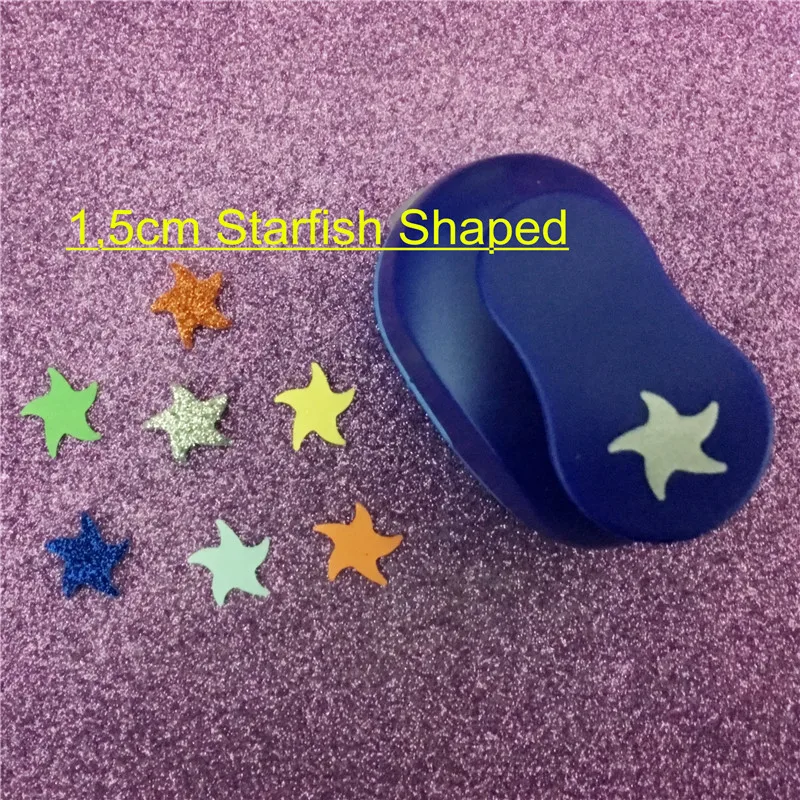 

Starfish shape 5/8"/1.5cm paper EVA foam hole punches greeting card handmade sea star craft punch cortador de papel de scrapbook