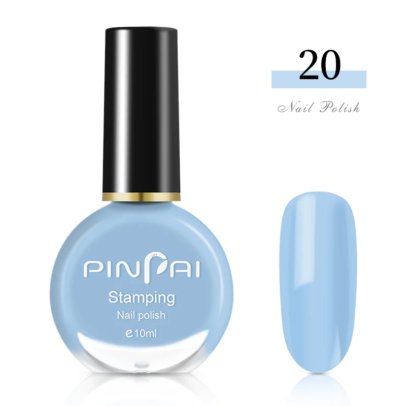 Pinpai 10 мл Очищаемый на водной основе лак для ногтей с блестками быстрая сушка легкое удаление Nagellak Маникюр цветная краска Vernis лак для ногтей - Цвет: Color 20