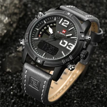 Топ люксовый бренд NAVIFORCE мужские спортивные часы водонепроницаемые кварцевые часы мужские модные кожаные Наручные часы Relogio Masculino