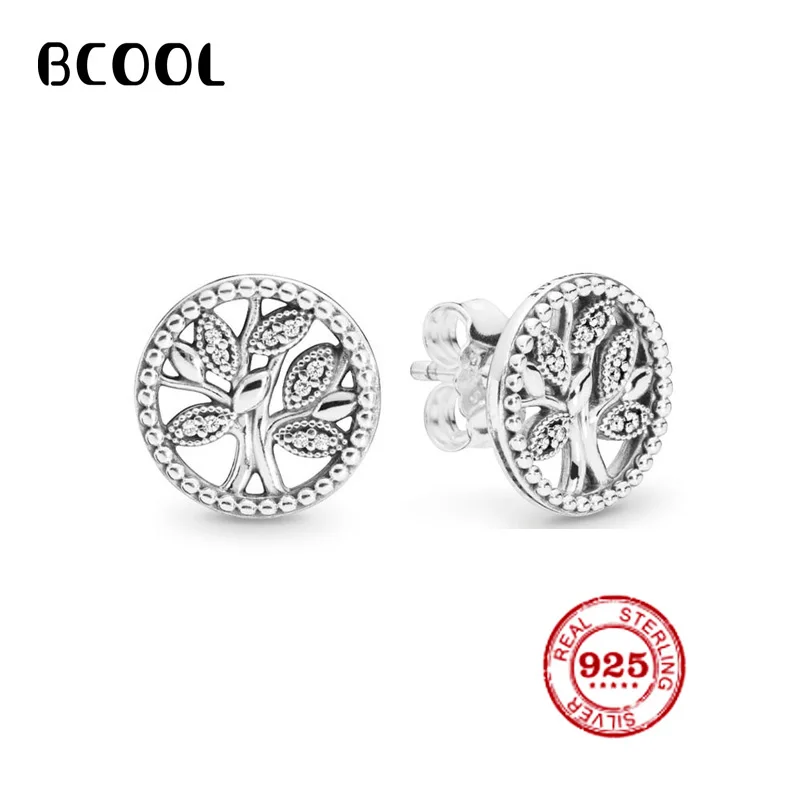 

BCOOL 2019 New 925 Sterling Silver Earrings Wishing Tree Earrings Suitable For Women's Sterling Silver Jewelry Gift.