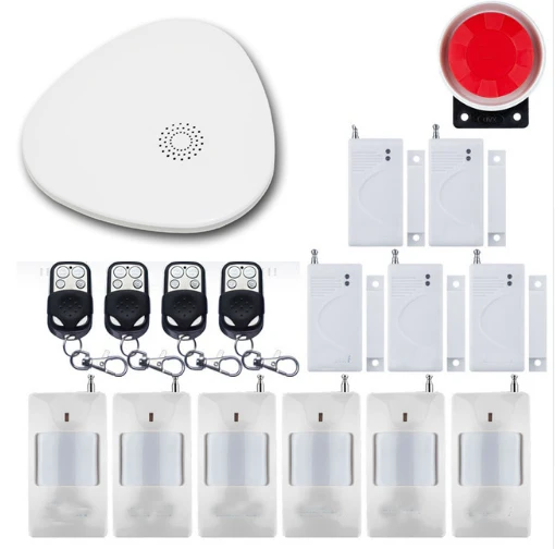 

Yobang Securitty WIFI Wireless Home Security Alarm System IOS and Android APP Control Remote Controller With Indoor IP Camera