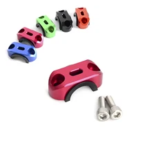 Pince à barre rotative pour Honda CR CRF XR TRX 125 | Pince à barre rotative en, anodisée rouge pour les motos, Motocross MX Enduro ATV pince à barre rotative