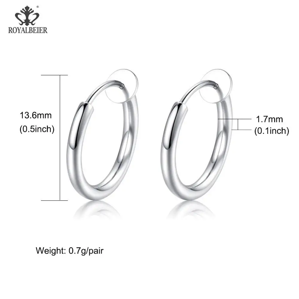 Royalbeier 2019 модные новые ранние серьги женские и мужские клипсы без пирсинга клипса