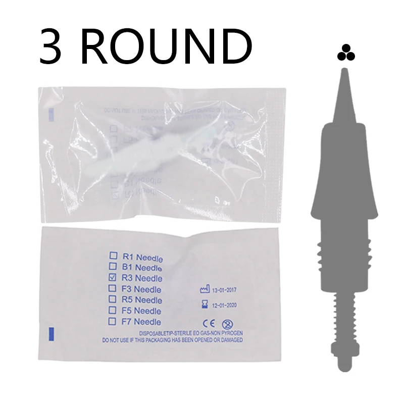 

Artmex permanent Makeup needles 3R 3 RL 30pcs for eyebrow eyeline lip safety needle for Artmex V6 V8 digital tattoo machine