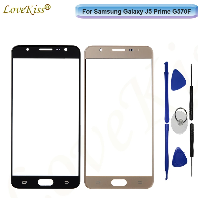 

For Samsung Galaxy J5 Prime J5Prime G570F On5 2016 G570 Touch Screen Sensor Lens LCD Display Front Glass Panel Cover Replacement