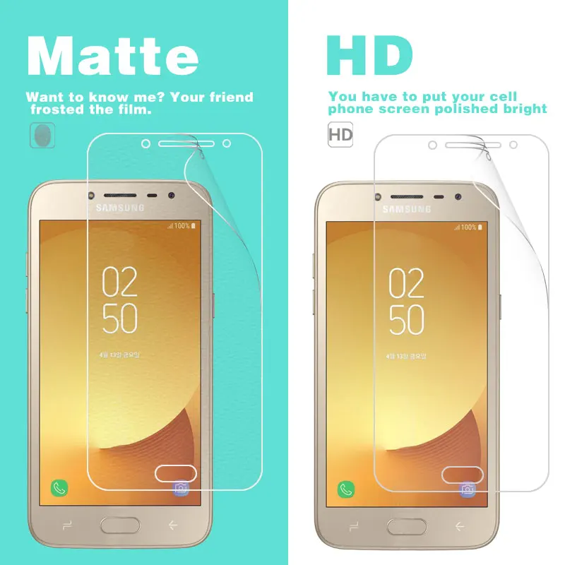 HD прозрачная глянцевая пленка для Samsung Galaxy J2 Pro 2018 Антибликовое покрытие ЖК экрана