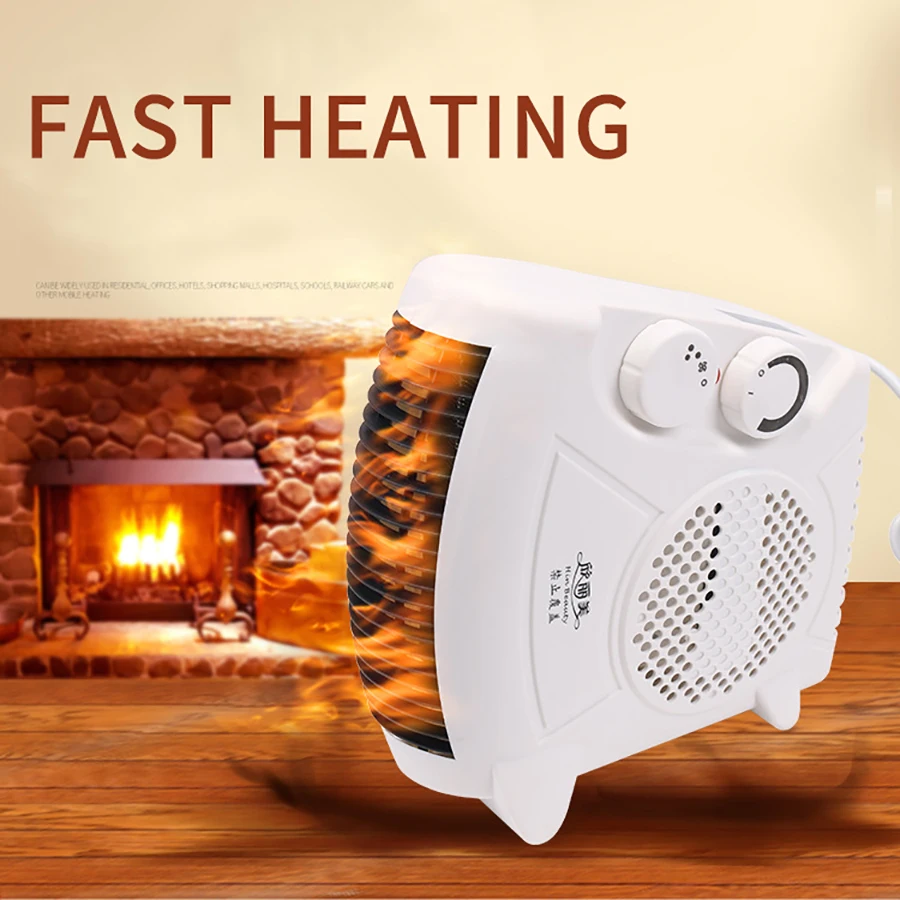 

Electric Heater Portable Air Heater Warm Blower Mini Third Gear Room Fan Indoor Electric Radiator Warmer for Office Home 220V