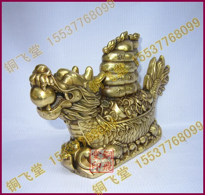 

Bronze copper ship copper dragon gold and silver wonga dragon boat