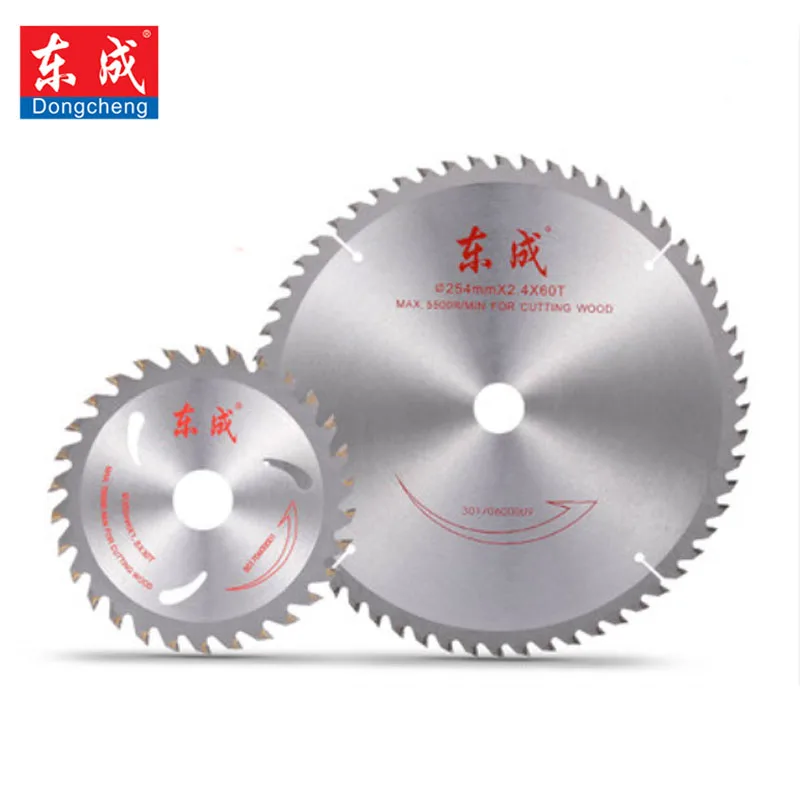 Dongcheng 10''/254mm Circular Saw Blade 100/120 Teeth Alloy Steel Wheel Discs For Cutting