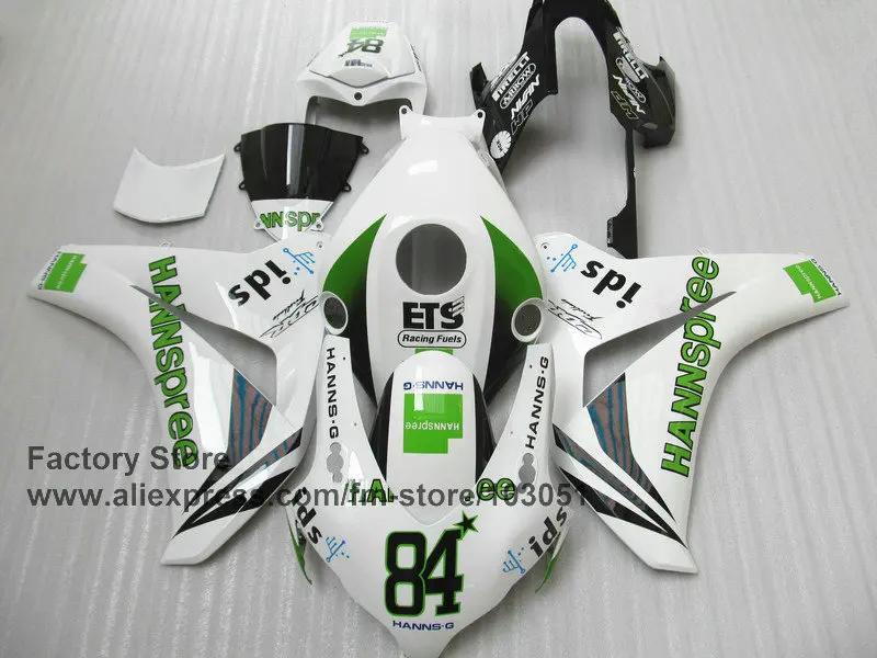 HANNSPREE комплект обтекателей зеленого цвета для HONDA DREAM CBR 1000 RR 2008 2009 2010 2011 литья под