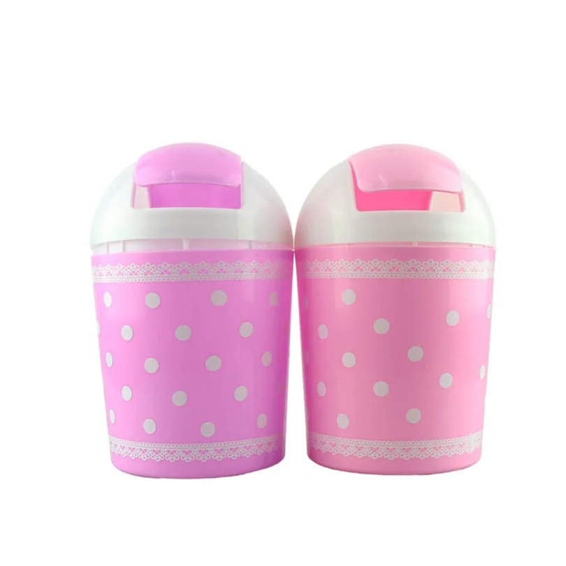 

Small Mini Portable Cute Rubbish Bin Garbage Can Office Accessories Creative Multi-functional New Trash Waste Cleaning Storage