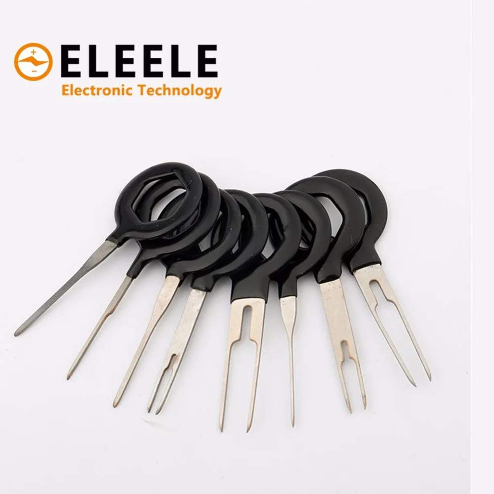 11 pcs Auto Car Plug Circuit Board Wire Harness Terminal Extraction Pick Connector Crimp Pin Back