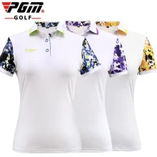 PGM новая юбка для гольфа женские шорты женские летние короткие рукава быстросохнущая футболка одежда для гольфа спортивный Игровой набор-одежда 3 цвета