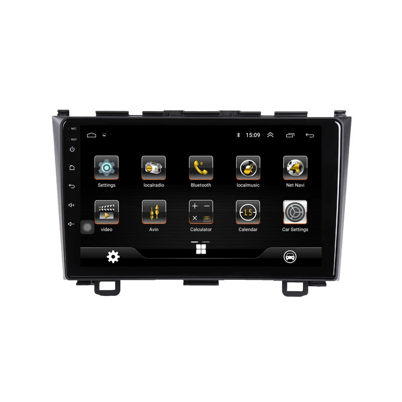 Top 10.1" Android 8.1 Car DVD Multimedia Player GPS For Honda CRV 2007 2008 2009 2010 2011 audio car radio stereo navigation wifi 3