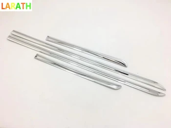 

The New For Toyota Camry 2018 ABS Chrome Car Side Door Body Molding Plate Cover Sticker Glossy Silver Auto Accessories Trim 4Pcs