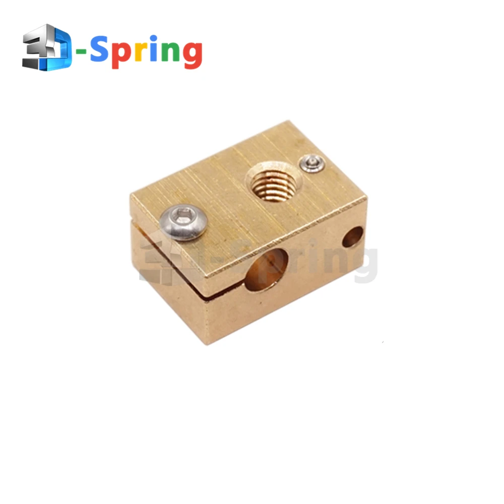 V6 الحرارة كتلة الاستشعار سخان كتلة النحاس (لا النحاس) ل HT-NTC100K PT100 RepRap بودين J-رئيس V6 3D طابعة الطارد Hotend