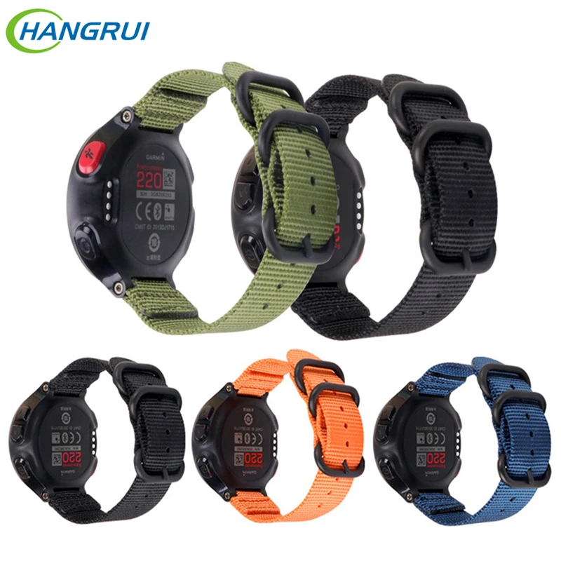 Холст нейлоновый ремешок для наручных часов Garmin forerunner 735XT/220/230/235/620/630 ремешок для наручных часов, нейлоновый ремешок для наручных часов Garmin forerunner ремешок Ремни