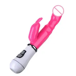 Snowshine YLW 30 Скорость Двойной вибрации G spot эротический фаллоимитатор Кролик Секс игрушки для взрослых бесплатная доставка