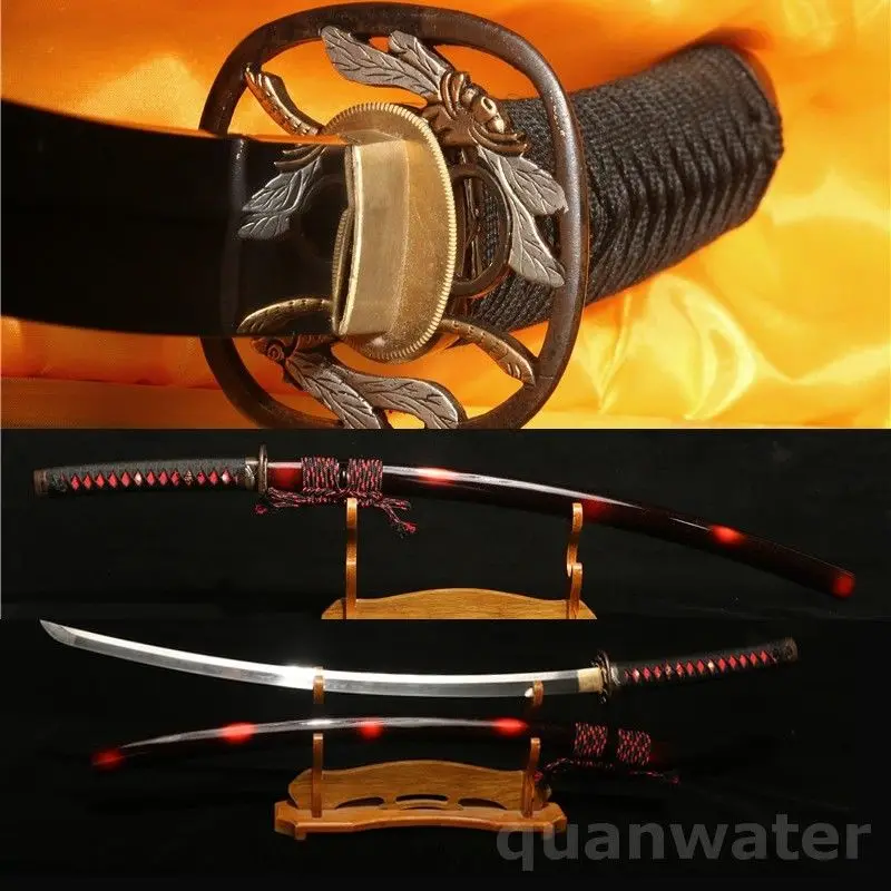 Японский SAMURAI TACHI высокопрочная стальная глина ручной работы | Дом и сад