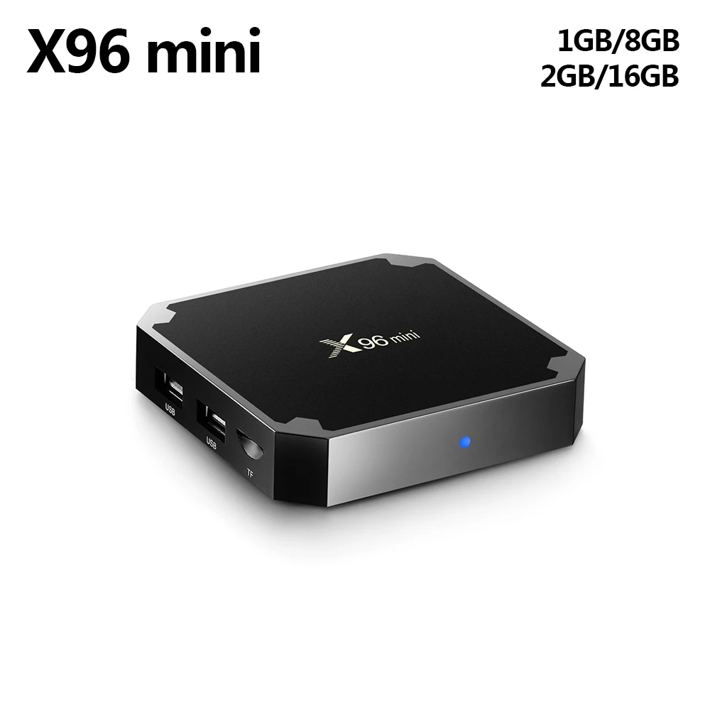 

Android 7.1 TV BOX 2GB16GB Amlogic S905W Quad Core Suppot 2.4GHz WiFi Media Player IPTV Box X96 mini 1GB 8GB X96mini