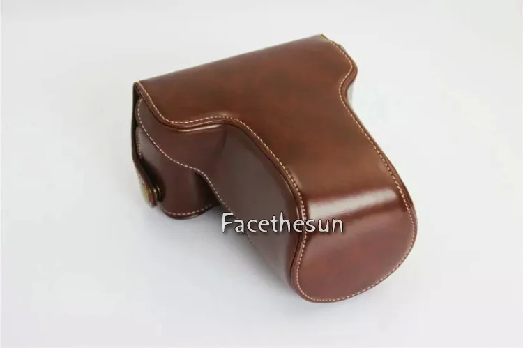 PU leather camera bag fuji -3