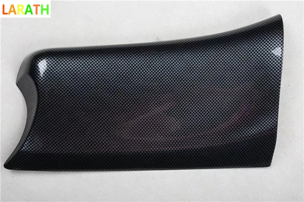 Для Honda Fit Jazz 2007 2012 углеродное волокно/Черное Красное дерево передняя рамка для