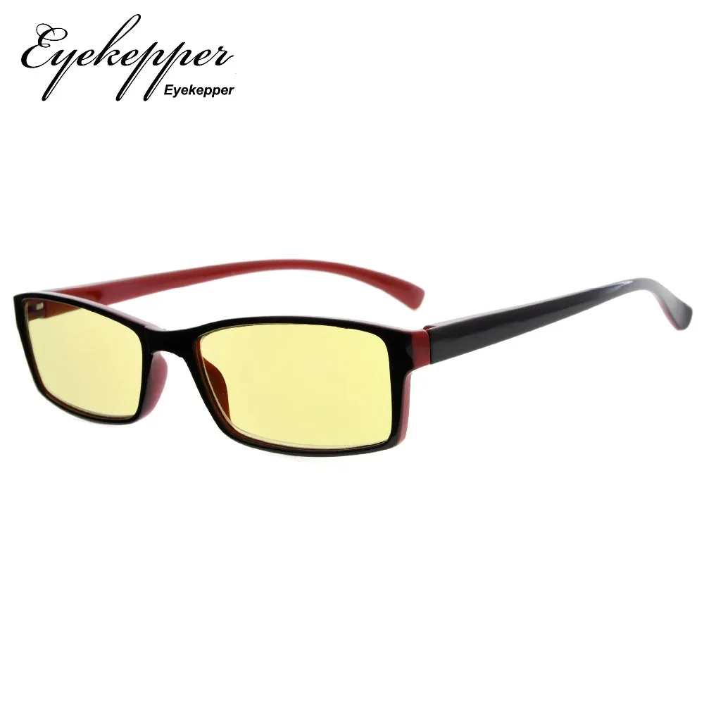 TMCG178 Eyekepper Blue Light Blocking Glasses маленькие прямоугольные линзы желтые тонированные