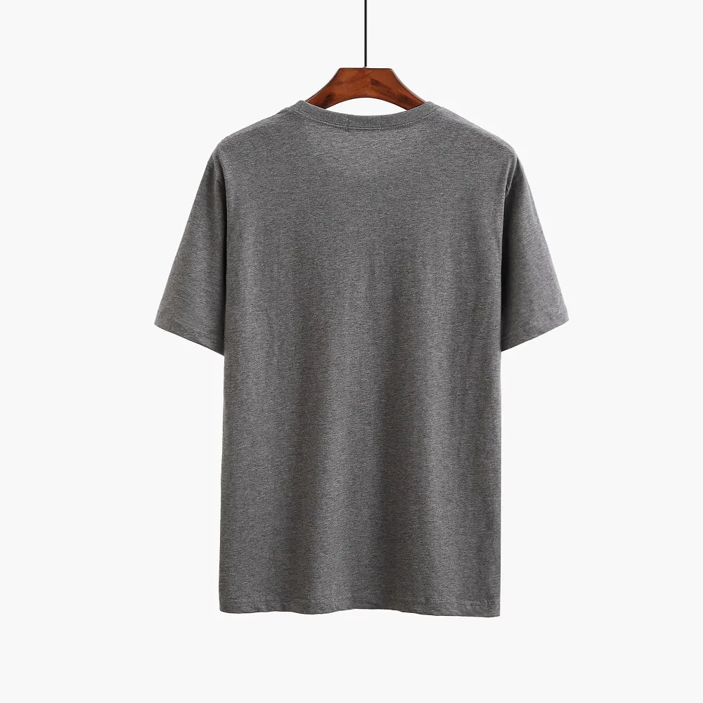 Pocket T-shirts Men Quality Cotton T-shirts Summer Male Tees Casual T-shirt O-neck Short Sleeve XXXL Tshirt Mid Aged Mens Tmall