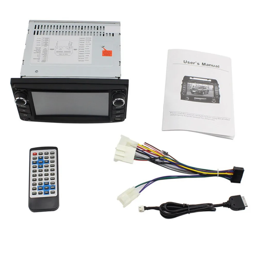

6.2 inch Universal Double Din In-Dash Digital Media DVD Car Display 7 Color Button LED Light Setting for Toyota