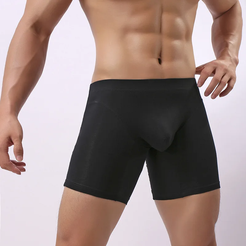 Мужские хлопковые трусы боксеры Cueca calzoncillos сексуальные со средней талией и