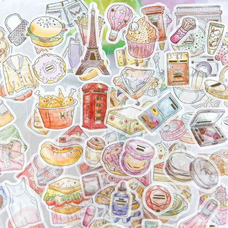 

Kawaii Foods Label Stickers Cute Burger Stationery Stickers Bullet Journal Paper Sticker For Kid Decorations Scrapbooking Albums