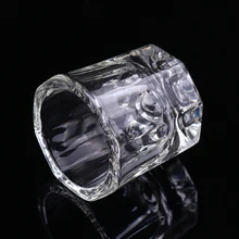 1 шт. прозрачная чашка для ногтей Хрустальная чаша акриловый порошок и жидкий акрил для дизайна ногтей держатель Dappen Блюдо Прочный Контейнер Профессиональный инструмент для маникюра