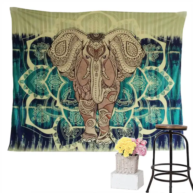 Printed elephant wall hanginghanging tapestrywall hanging
