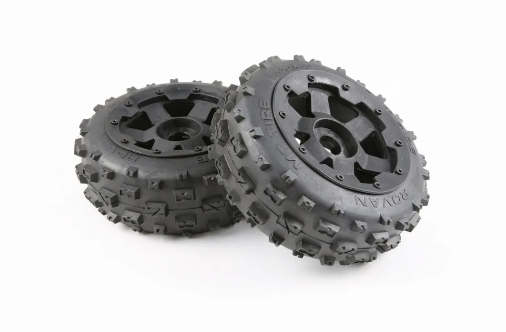 

1/5 scale rc baja Spare parts Rovan parts 5B new upgraded front knobby tyres set 85078