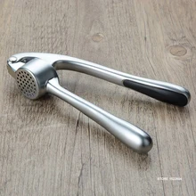 Prensa de Ajo Presser y Trituradora de Diseño de Moda de Metal Portátil Ajo Mincer Chopper Trituradora máquina de Cortar Rallador con Mango Grande