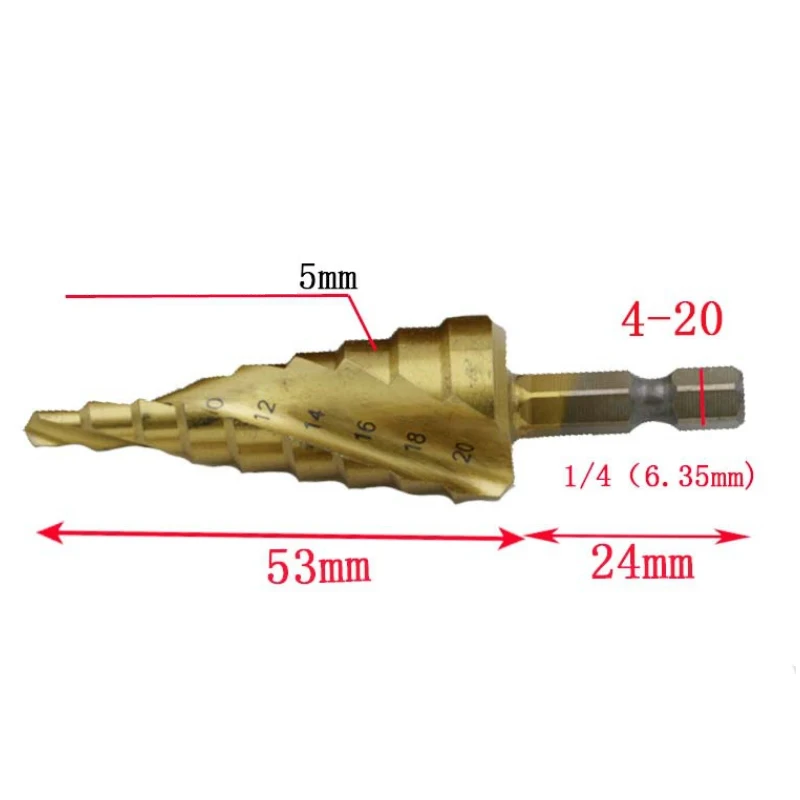 3 шт 4-12/20/32mm высокопрочная сталь, спиральное Рифленое центр сверла биты из твердого карбида аксессуары для мини-дрели Титан шаг конуса