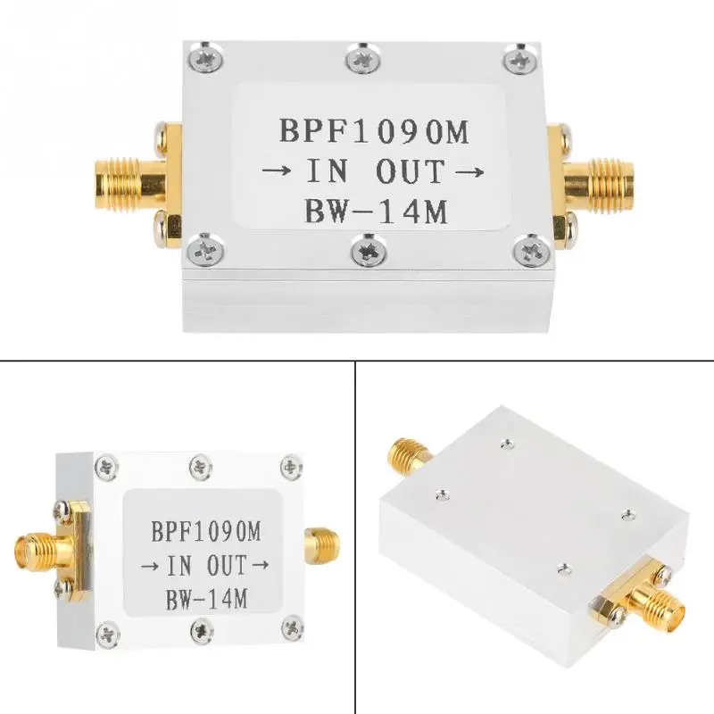 1 шт. полосовой фильтр 14 МГц SMA интерфейс полосовой фильтр 1090 МГц ADS-B воздухоплавательный пропускной способности комплект filtro de linha