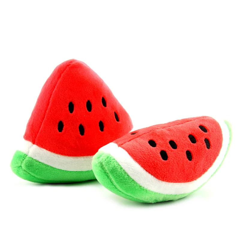 1pcs Pet Cute Dog Toys for Small Dog Watermelon Design Puppy Chew Toy