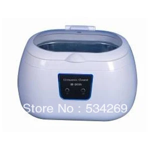 

600ML White Plastic Mini Ultrasonic Cleaner for Home-use