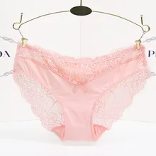 New Arrival Now Underwear Women Panties Sexy Lace Lingerie Hollow Briefs Seamless Intimates Underpants Plus Size