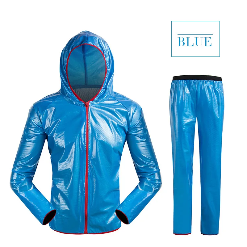 Плащ-дождевик для moto capa de chuva moto queiro tuta antipiogia moto capa chuva moto queiro homem impermeable lluvia moto cicleta - Цвет: Blue