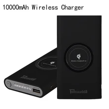 

10000mAh Portable Power Bank For Xiaomi External PowerBank Phone Battery Wireless Charger For iPhone Samsung Huawei Android