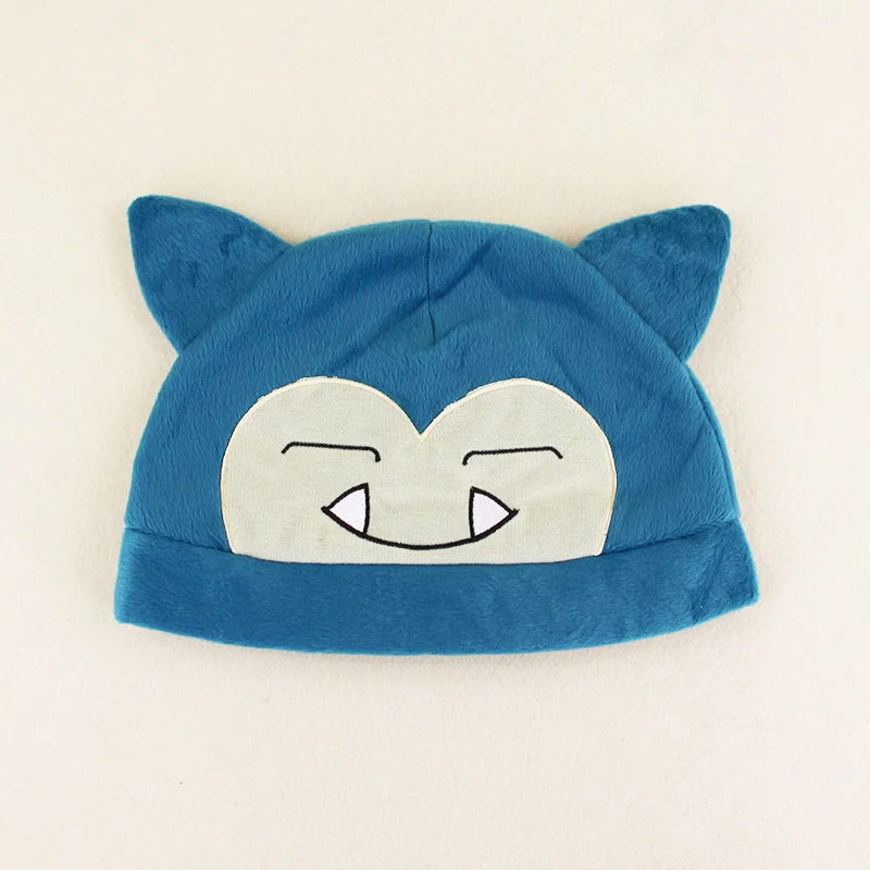 11 видов стилей Kawaii аниме Snorlax Стрекоза EEVEE Gengar Mew взрослые и дети хип-хоп шапка плюшевая шапка с наполнителем игрушки куклы