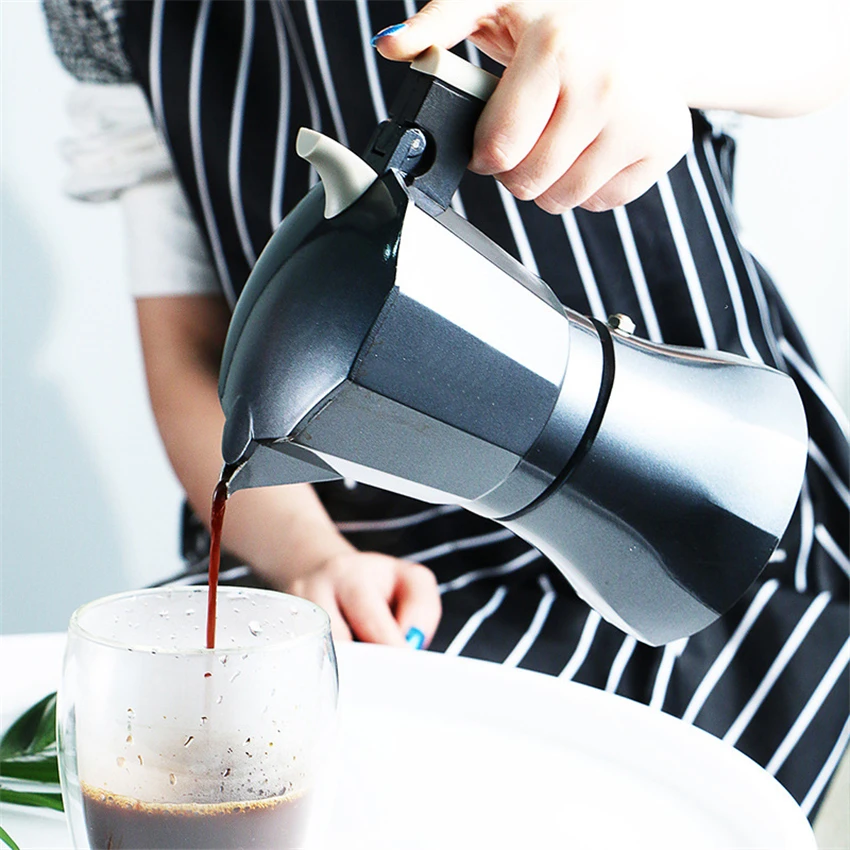 Кофеварка Moka Stovetop аппарат для приготовления французского мокко эспрессо ручная