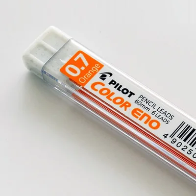 8 шт./лот пилот HCR-197 цвет Eno механический карандаш-0,7 мм - Цвет: Orange Refills